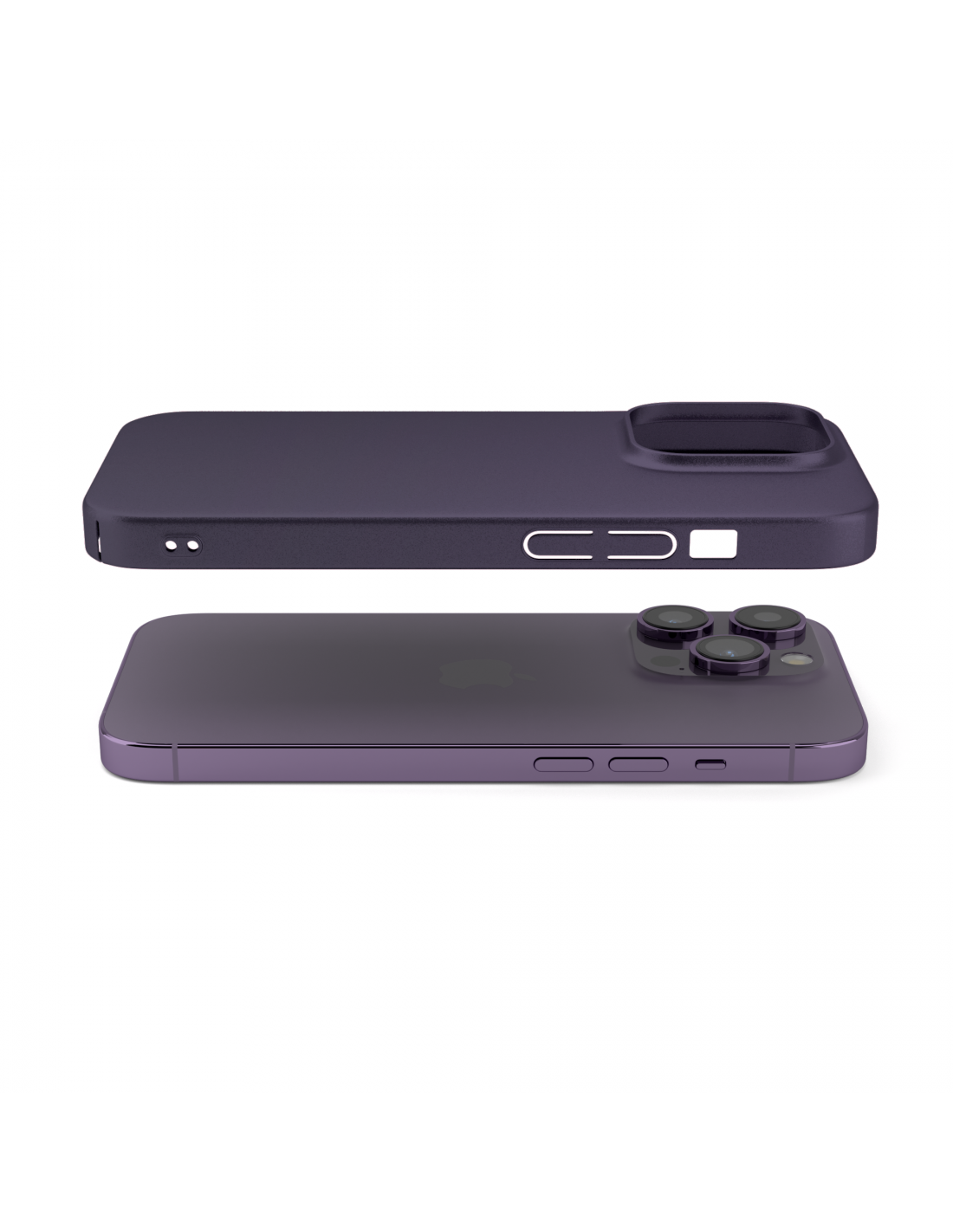 Cover per iPhone con Protezione Fotocamera, Trasparente Effetto Fumé, – Mediatech Store