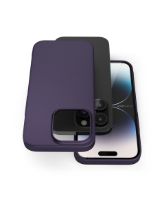 Cover Viola Scuro per iPhone 14 Pro - UltraSoft® 2