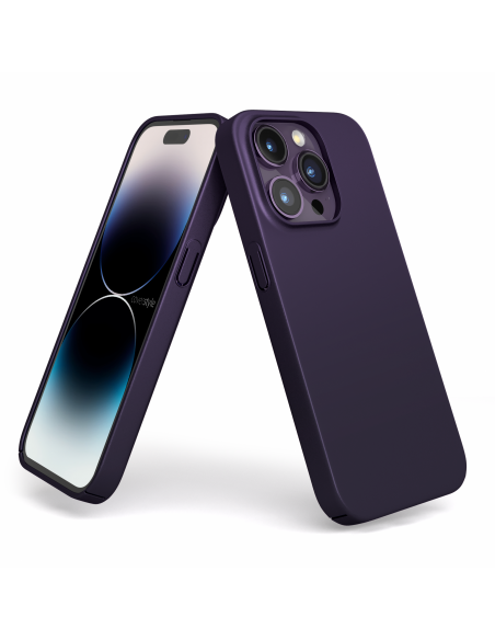 Cover Viola Scuro per iPhone 14 Pro - UltraSoft®
