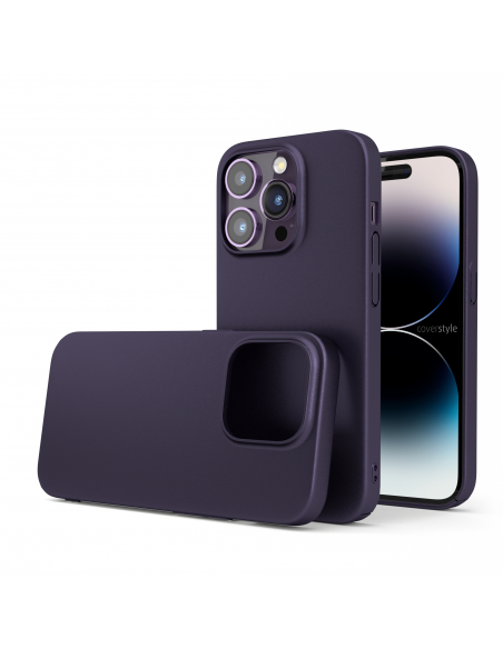 Cover Viola Scuro per iPhone 14 Pro Max - UltraSoft®