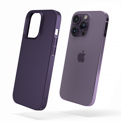 Cover Viola Scuro per iPhone 14 Pro Max - UltraSoft®