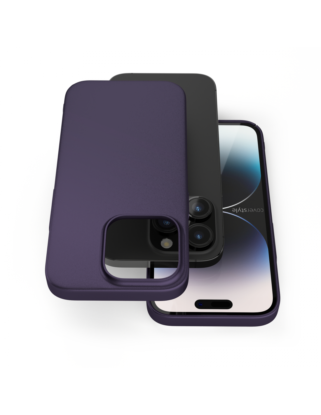 Custodia Glitter Cristallo Con Specchio Per IPhone 14/14 Pro/14 Plus/14 Pro Max – Viola, Con Strass E Diamanti, TPU Morbido - 6