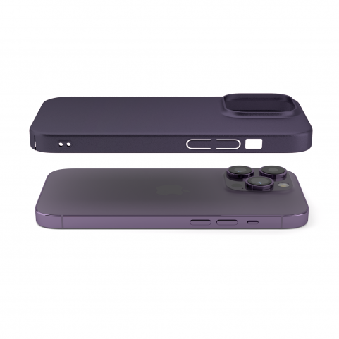 Cover Viola Scuro per iPhone 14 Pro Max - UltraSoft®