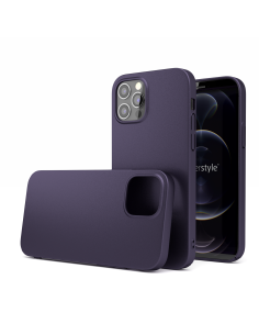 Cover Viola Scuro per iPhone 12 Pro Max - UltraSoft®