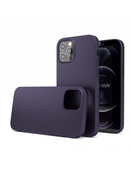 Cover Viola Scuro per iPhone 12 Pro Max - UltraSoft®