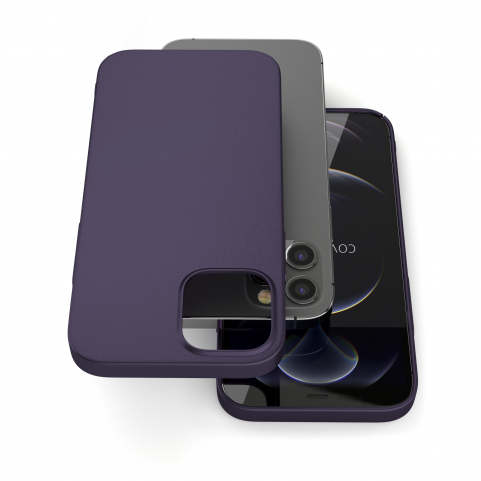 Cover Viola Scuro per iPhone 12 Pro Max - UltraSoft®