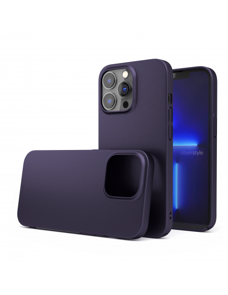Cover Viola Scuro per iPhone 13 Pro - UltraSoft®