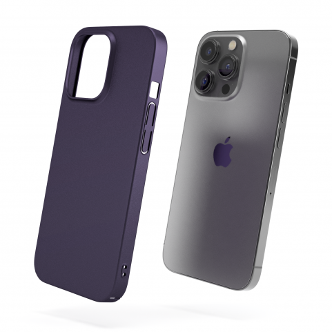 Cover Viola Scuro per iPhone 13 Pro - UltraSoft®