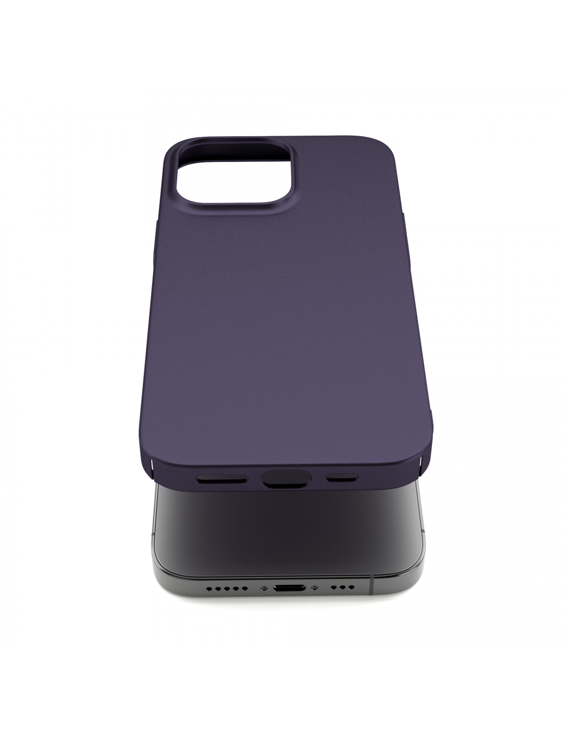 HONLEN Custodia Per IPhone 13 Con Retro In Pelle – Viola Chiaro, Cover Business Con Paraurti Airbag, Fori Precise