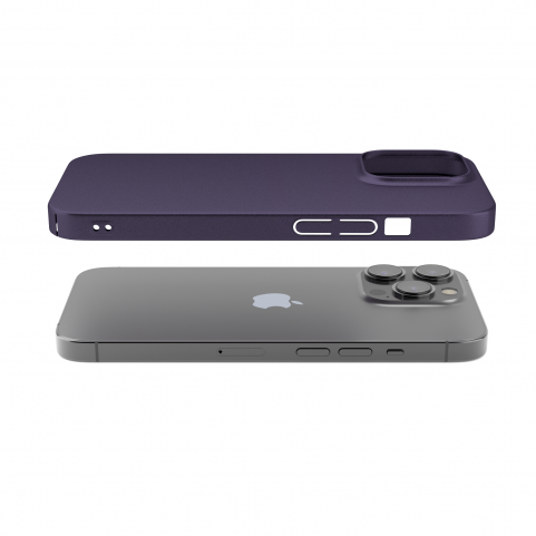 Cover Viola Scuro per iPhone 13 Pro - UltraSoft®