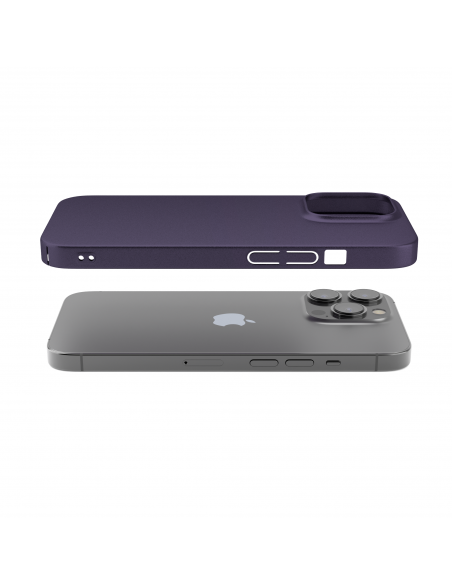 Cover Viola Scuro per iPhone 13 Pro - UltraSoft®