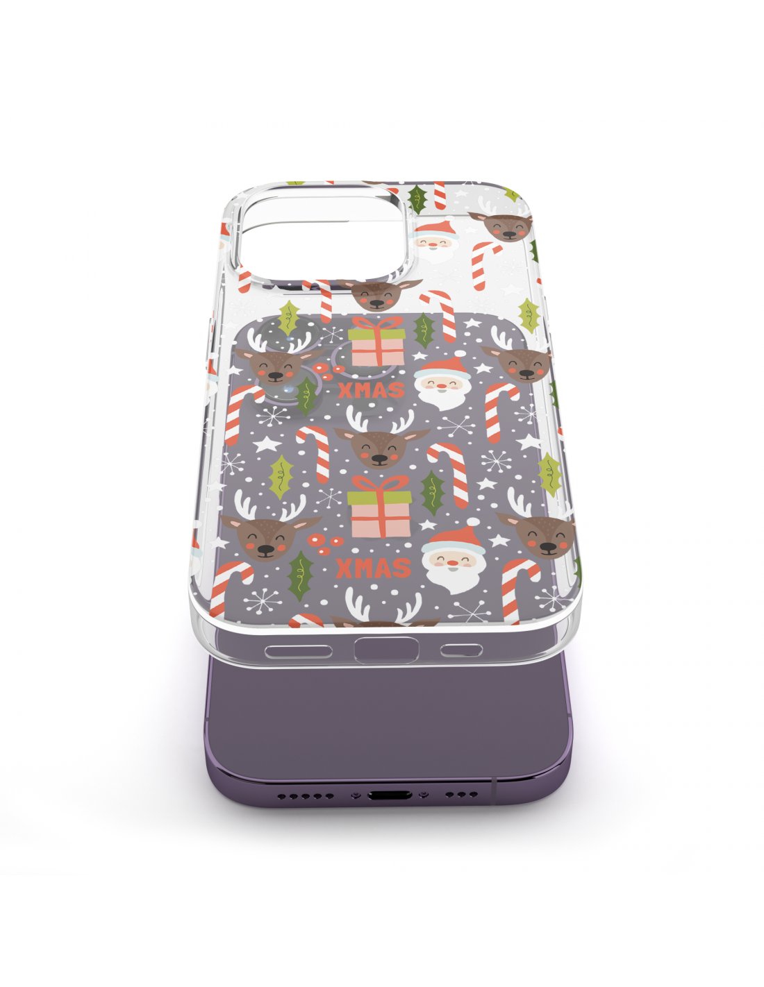ZTOFERA Custodia Natalizia Per IPhone 14 Pro Max – Rigida Traslucida Con Motivo – Regalo Per Ragazze - 2