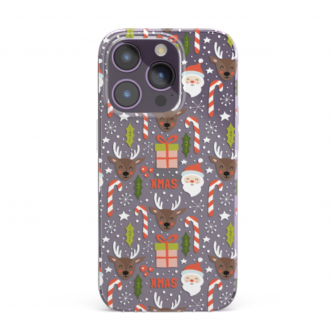 Custodia di Natale Trasparente per iPhone 14 Pro Max - DesignFlex®