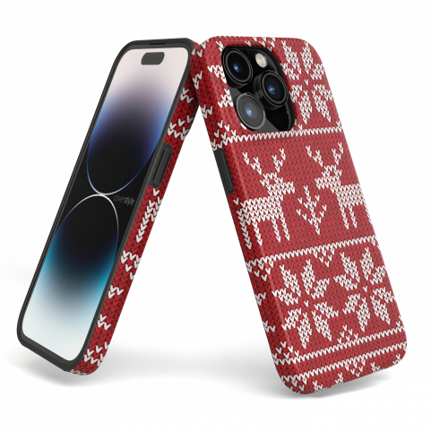 Custodia di Natale Opaca per iPhone 14 Pro - DesignFlex®