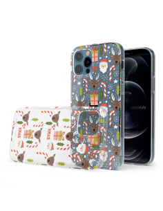 Custodia di Natale Trasparente per iPhone 12 Pro Max - DesignFlex®
