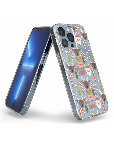 Custodia di Natale Trasparente per iPhone 13 Pro Max - DesignFlex®