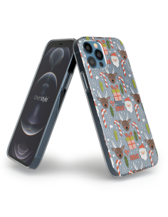 Custodia di Natale Trasparente per iPhone 12 Pro Max - DesignFlex® 2