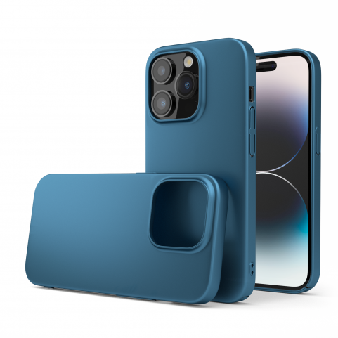 Cover Blu Pacifico per iPhone 14 Pro - UltraSoft®