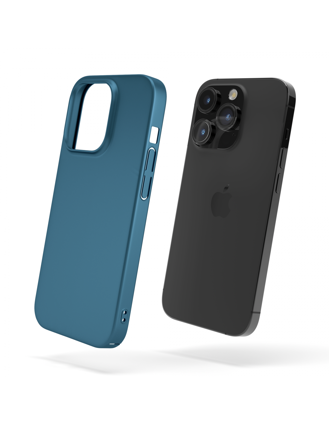 Cover in silicone verde fluo antiurto per iPhone 14 Pro
