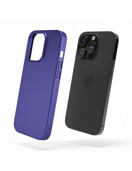 Cover Blu Viola Opaca per iPhone 14 Pro - UltraSoft®