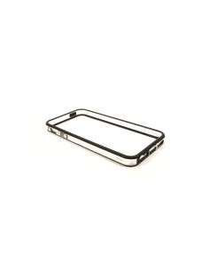 Bumper Bicolore Nero/Trasparente per iPhone 5 - Serie Advanced
