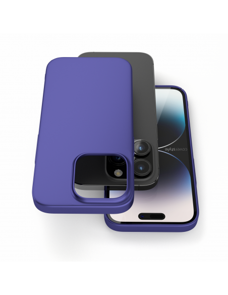 Cover Blu Viola Opaca per iPhone 14 Pro - UltraSoft®