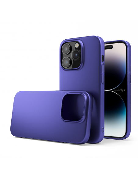 Cover Blu Viola Opaca per iPhone 14 Pro - UltraSoft®