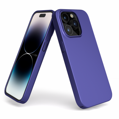 Cover Blu Viola Opaca per iPhone 14 Pro - UltraSoft®