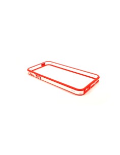 Bumper Bicolore Rosso/Trasparente per iPhone 5 - Serie Advanced