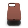 Cover in Eco Pelle Marrone per iPhone 14 Pro + Supporto MagSafe - LeatherSoft PRO®