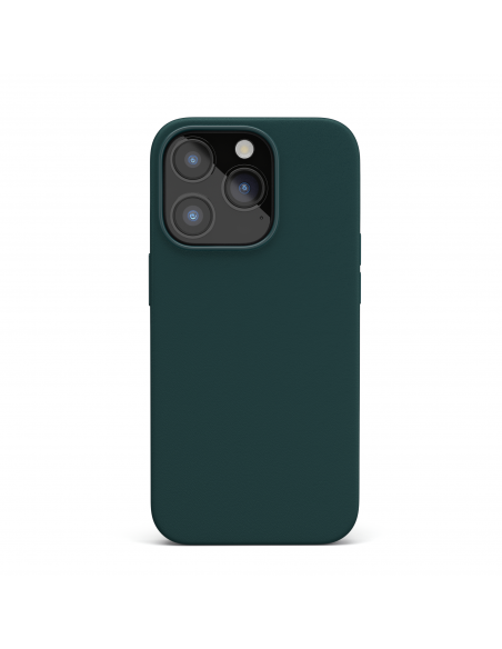 Cover in Eco Pelle Verde per iPhone 14 Pro Max + Supporto MagSafe - LeatherSoft PRO®