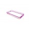 Bumper Bicolore Viola/Trasparente per iPhone 5 - Serie Advanced