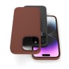 Cover in Eco Pelle Marrone per iPhone 14 Pro Max + Supporto MagSafe - LeatherSoft PRO®