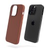 Cover in Eco Pelle Marrone per iPhone 14 Pro Max + Supporto MagSafe - LeatherSoft PRO®
