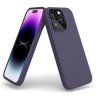 Cover in Eco Pelle Viola per iPhone 14 Pro + Supporto MagSafe - LeatherSoft PRO®