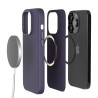Cover in Eco Pelle Viola per iPhone 14 Pro + Supporto MagSafe - LeatherSoft PRO®