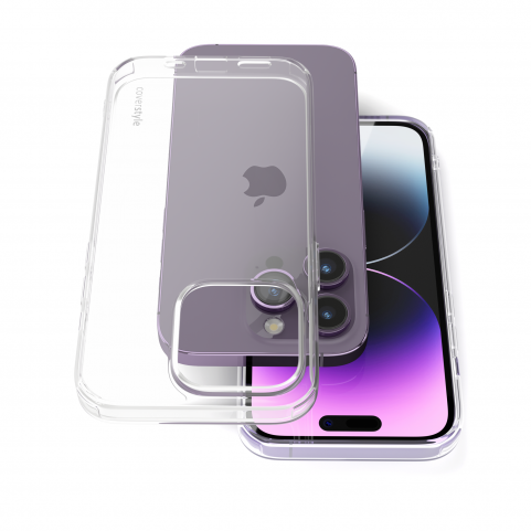 Cover Antiurto TPU+PC con MagSafe per iPhone 14 Pro Trasparente - UltraFlex PRO®