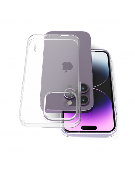 Cover Antiurto TPU+PC con MagSafe per iPhone 14 Pro Trasparente - UltraFlex PRO®