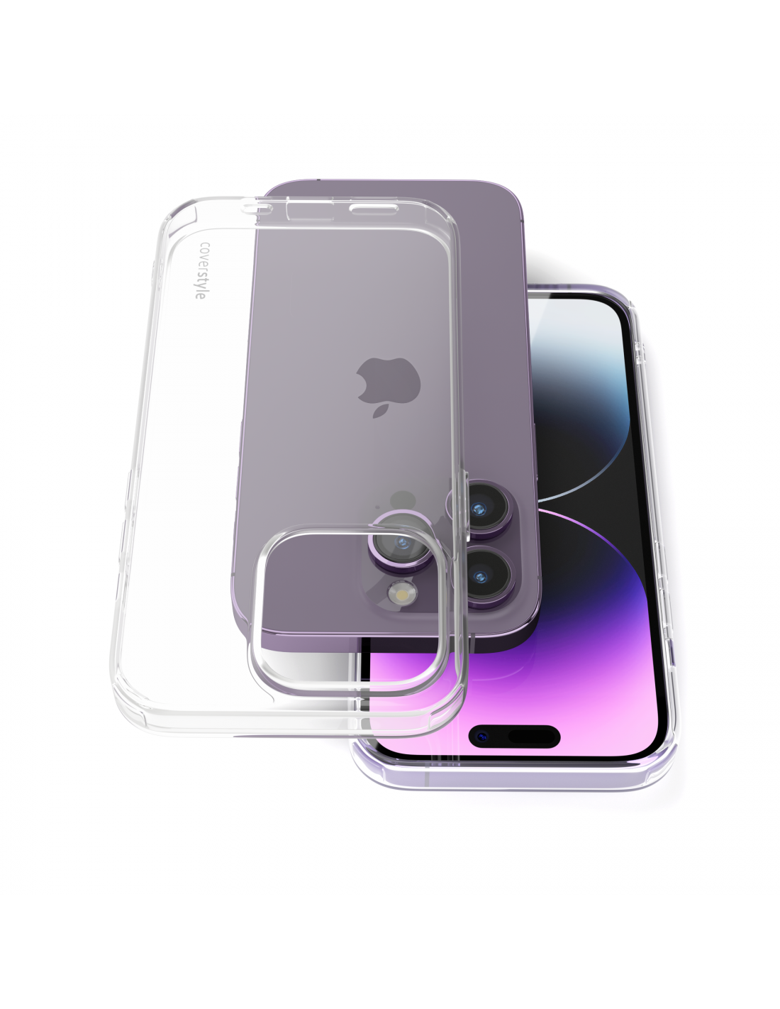iPhone 14 Custodia AVANA Custodia in silicone trasparente