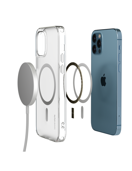 Cover Opaca Antiurto TPU+PC con MagSafe per iPhone 12 Pro Max - UltraFlex PRO MAT®