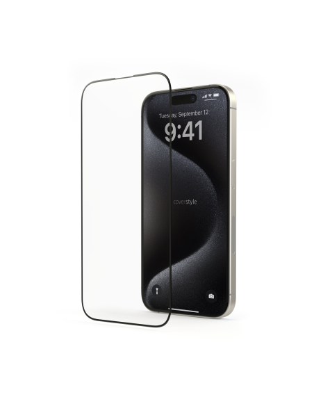 Pellicola in Vetro Temperato 3D per iPhone 15 Pro (6.1") - HyperGlass 3D®