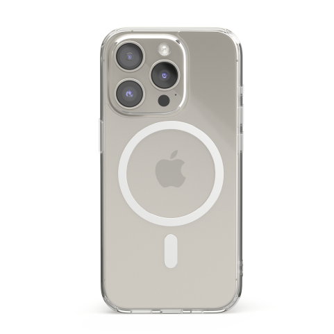 Cover Antiurto TPU+PC con MagSafe per iPhone 15 Pro Trasparente - UltraFlex PRO®