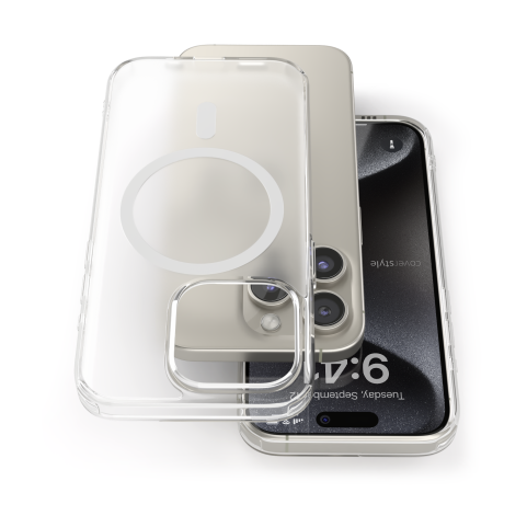 Cover Opaca Antiurto TPU+PC con MagSafe per iPhone 15 Pro Max - UltraFlex PRO MAT®