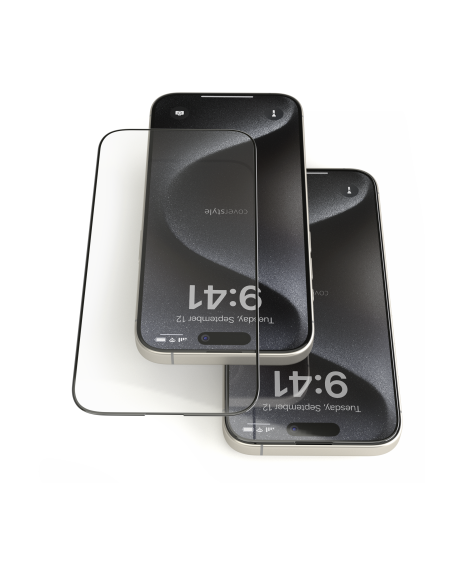 Pellicola in Vetro Temperato 3D per iPhone 15 Pro Max (6.7") - HyperGlass 3D®