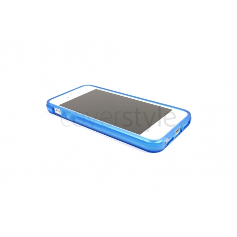 Custodia Morbida Opaca per iPhone 5 - Blu