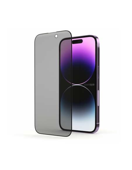 Kit 2x Pellicola Privacy in Vetro Temperato 3D per iPhone 14 Pro (6.1") - HyperGlass 3D®