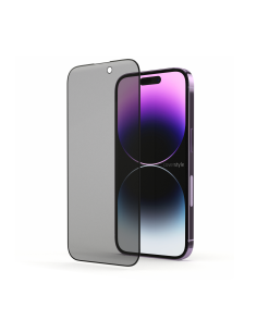 Kit 2x Pellicola Privacy in Vetro Temperato 3D per iPhone 14 Pro Max (6.7") - HyperGlass 3D®