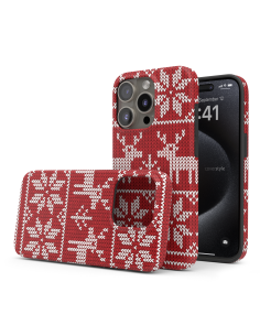 Custodia di Natale Opaca per iPhone 15 Pro Max - DesignFlex®