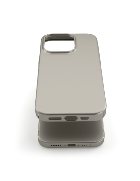 Cover Titanio Naturale Opaco per iPhone 15 Pro Max - UltraSoft®