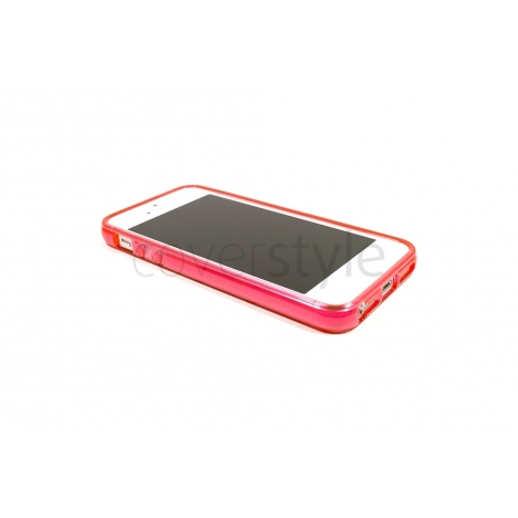 Custodia Flessibile Lucida con Interno Opaco - Rosso